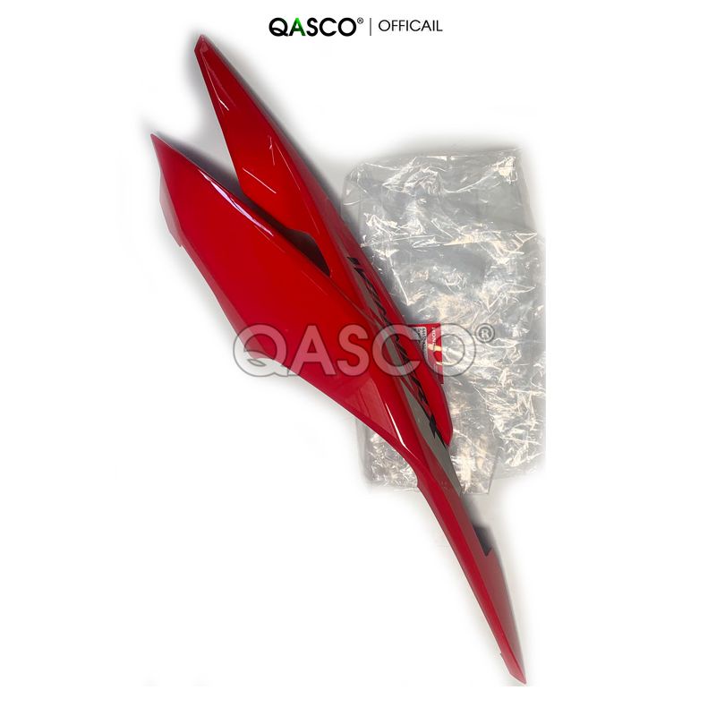 Nhựa ốp sườn sau trái honda winner x màu đỏ r389 qasco