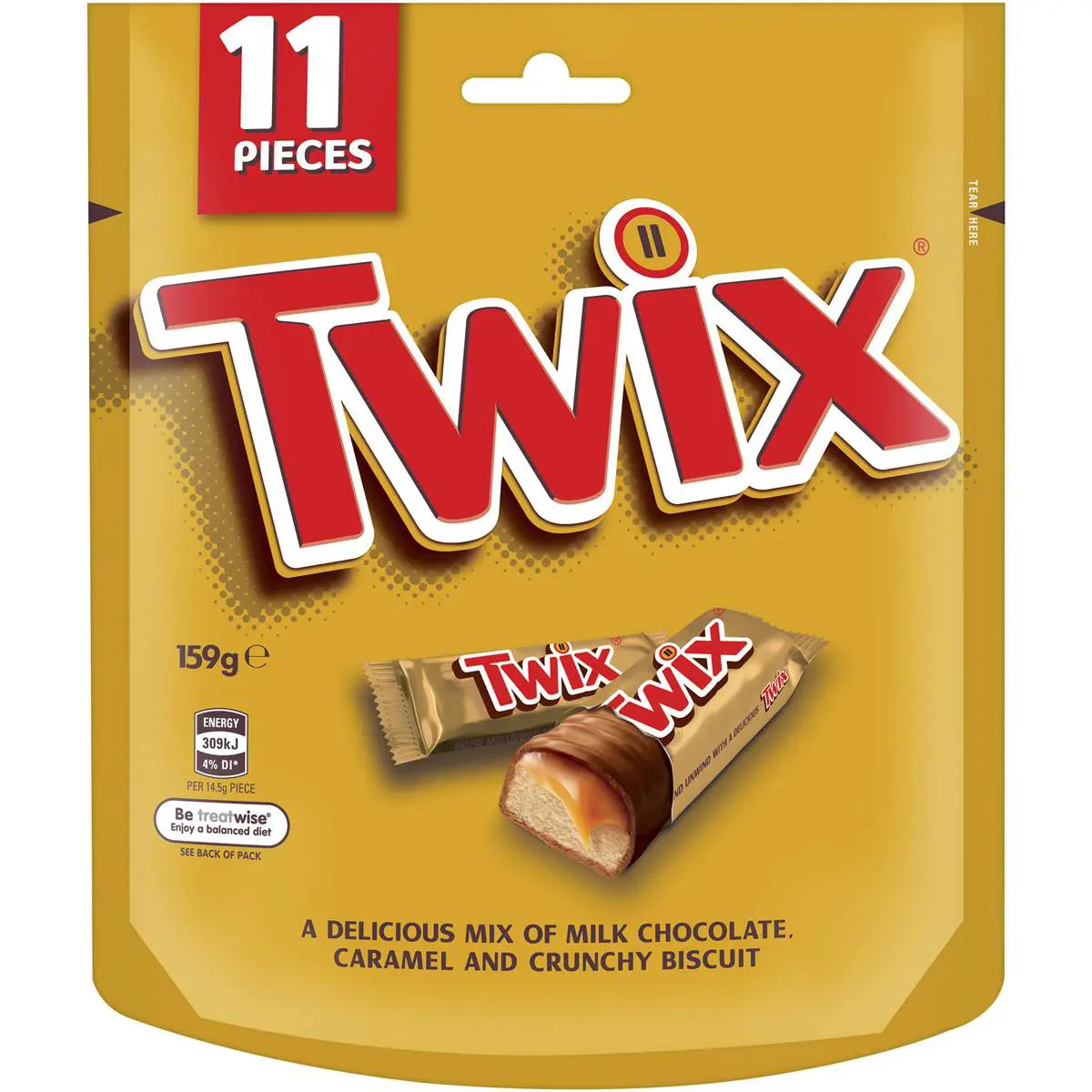 KẸO SOCOLA TWIX GÓI 159G 59756