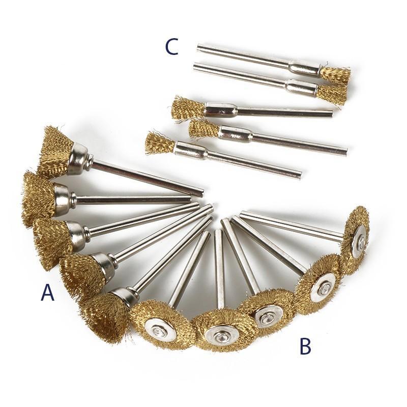 Chổi đánh rỉ sét trục 3mm -