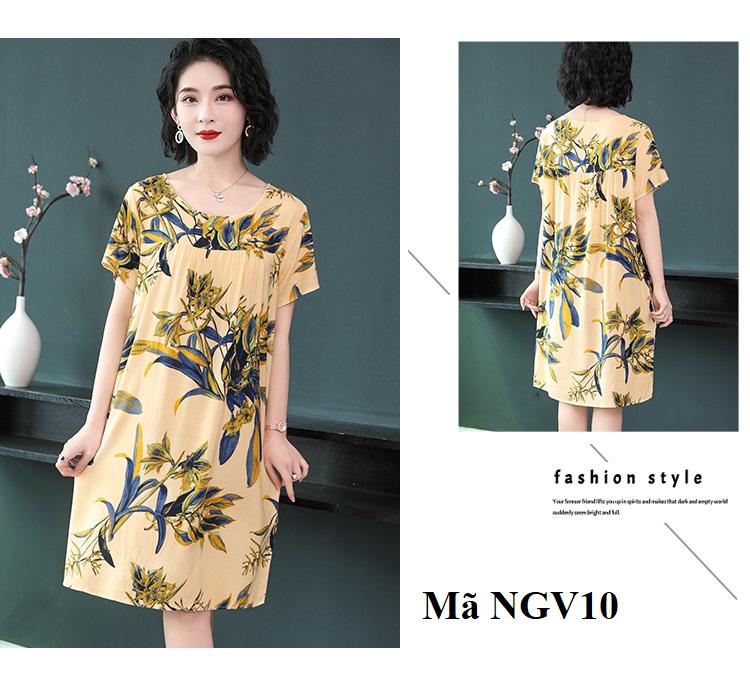 Váy đầm mạc cho người trung niên NGV10