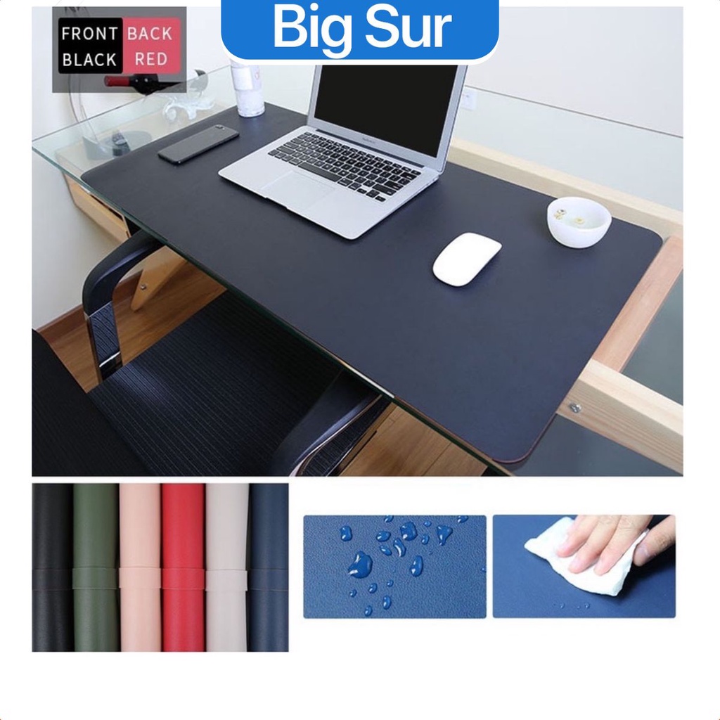 Thảm trải bàn làm việc deskpad da chống nước, miếng lót bàn nhiều màu cao cấp size 40x60,40x80,50x100