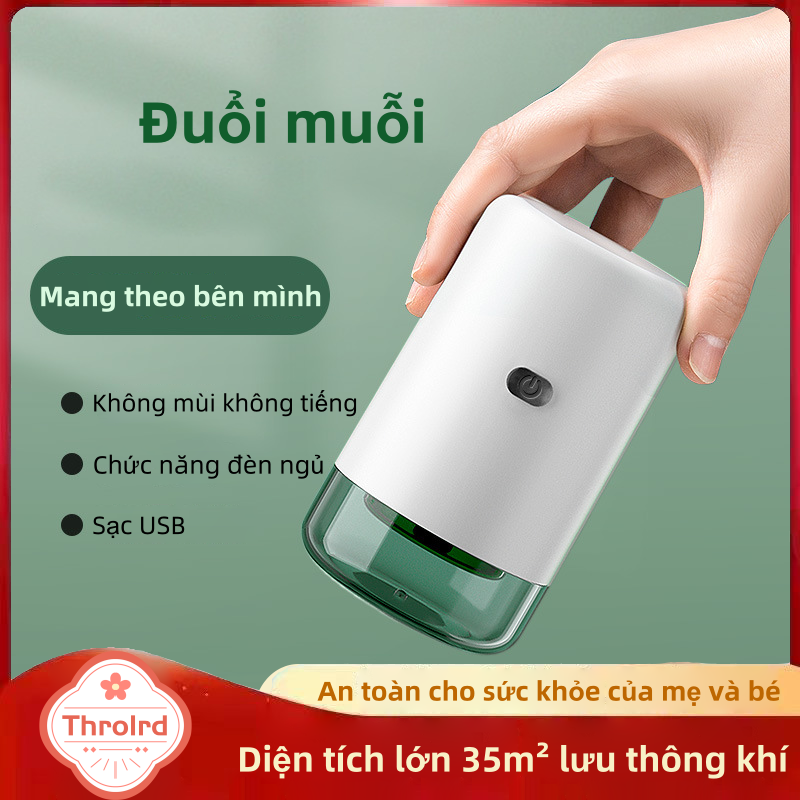 Mẫu Mới Nhất Máy Đuổi Muỗi An Toàn Và Vô Hại Dầu Đuổi Muỗi USB Cung Cấp Điện Bảo Vệ Rộng 35m².