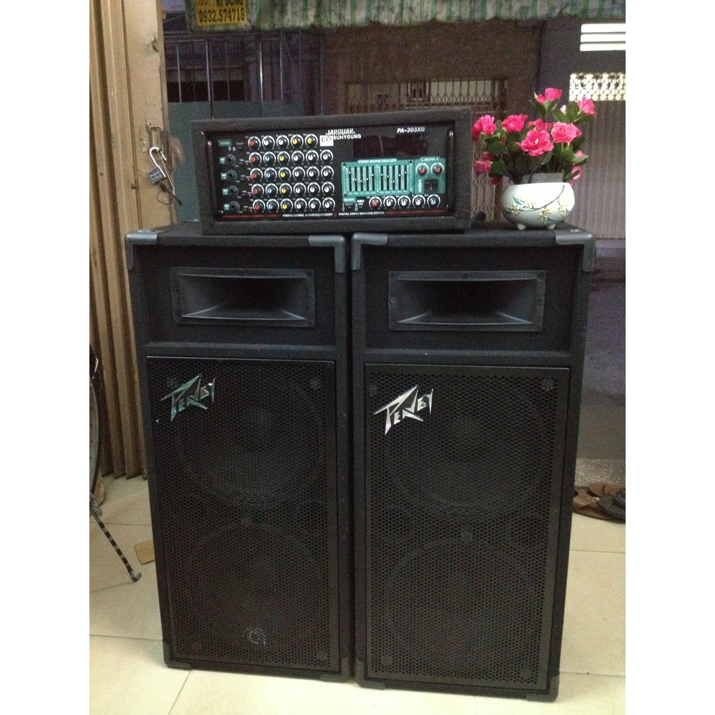 [Trả góp 0%]DÀN PEAVEY ÂM THANH HÁT KARAOKE LOA 4 BASS SÂN KHẤU PEAVEY CHƠI NGOÀI TRỜI