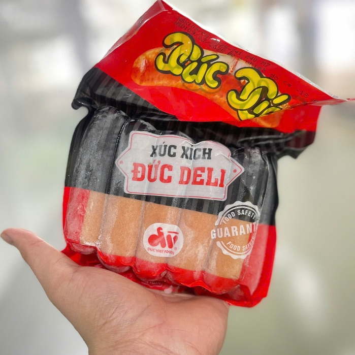 Xúc xích Đức Deli thơm ngon - bịch 500gr (giao tphcm)