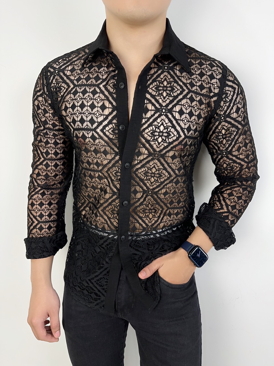 Đẹp , độc,lạ ... không đụng hàng anh em hãy ghé ngay qcshop dinh một em áo sơ mi lưới thôi nào, đảm bảo đẹp ạ!