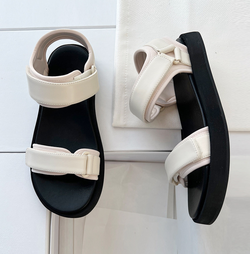 ENSo - Sandal da thật Rover màu trắng