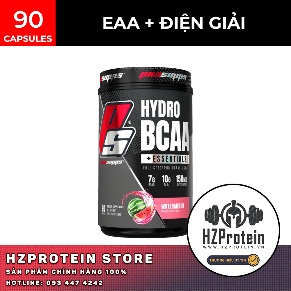 [HCM]HYDRO BCAA - HỖ TRỢ PHỤC HỒI PHÁT TRIỂN CƠ BẮP (90 LẦN DÙNG)