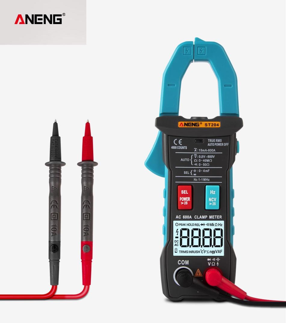 Đồng hồ kẹp dòng vạn năng aneng st204 cao cấp