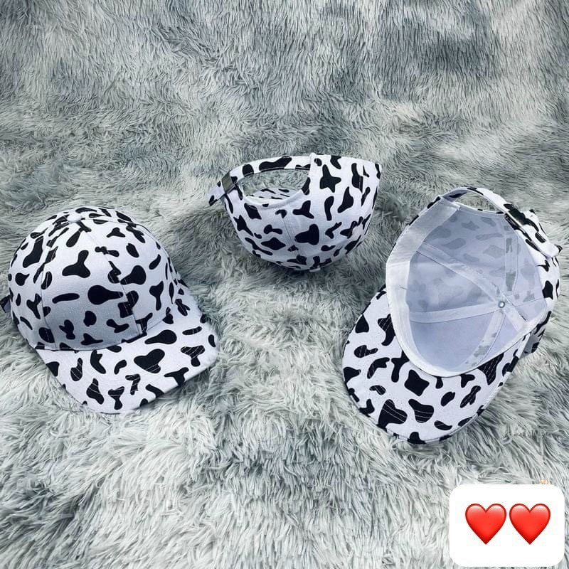 Nón Lưỡi Trai Bò Sữa Phong Cách Ulzzang