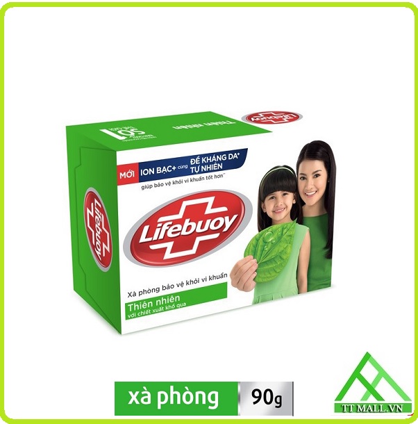 Xà Bông Cục Lifebuoy Thiên Nhiên Khổ Qua 90g