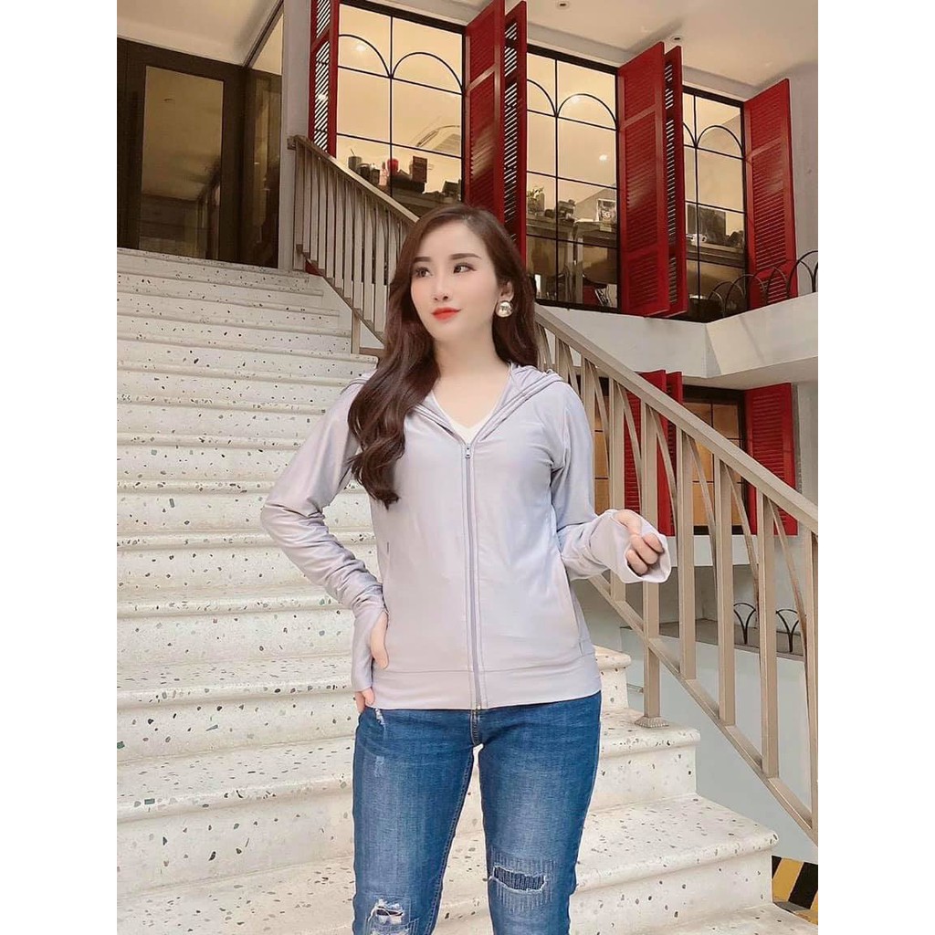 Áo chống nắng thông hơi GU 2 lớp cho bạn Nữ