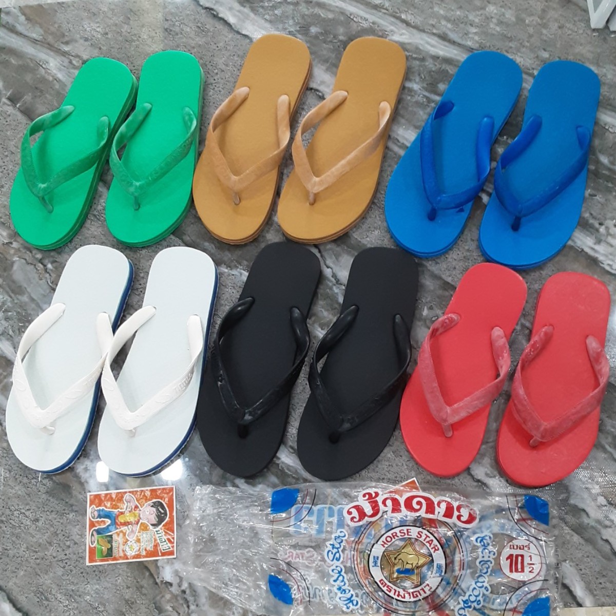 dép xỏ ngón, hàng thái lan nhập khẩu, hàng loại 1, chất liệu cao su, mềm, dẻo, mang êm chân, siêu bền, size từ 35-43.
