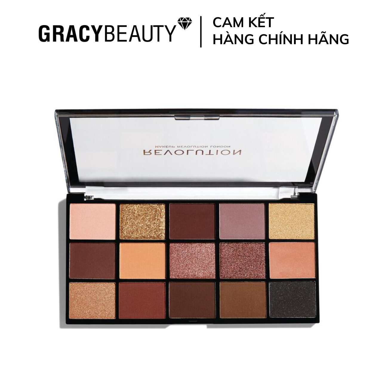Bảng phấn mắt Revolution Reloaded Velvet Rose