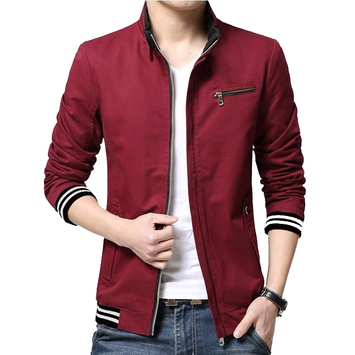 [HCM]ÁO KHOÁC NAM KAKI PHỐI BO VIỀN 7670