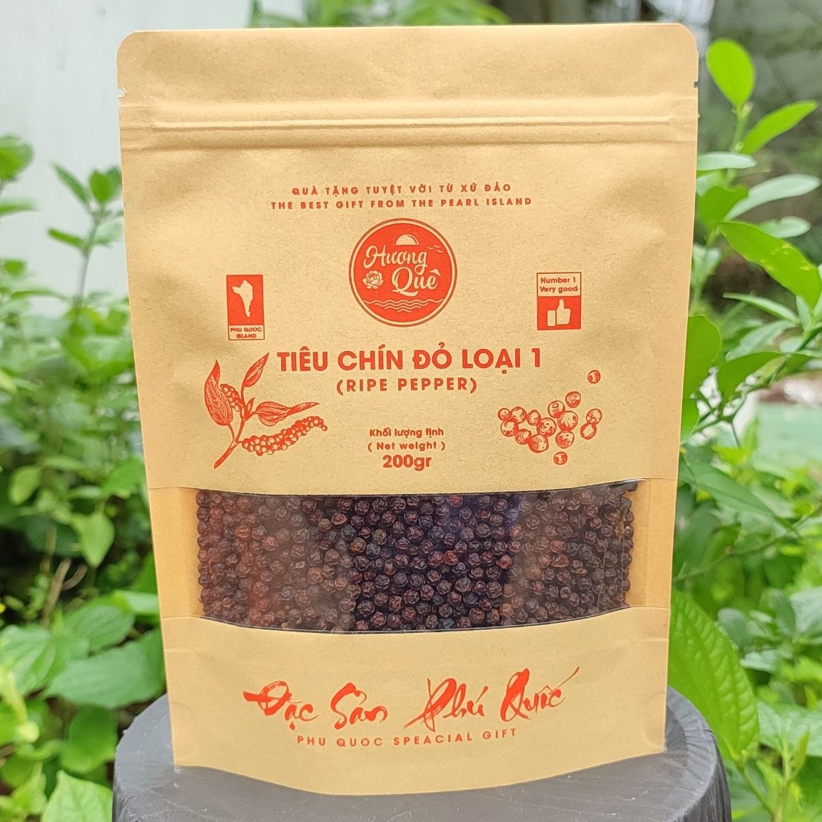 Tiêu Chín Đỏ Phú Quốc loại 1 - 200gram