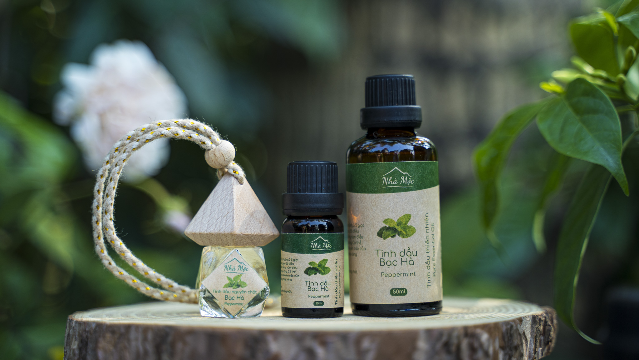 Tinh dầu thiên nhiên nguyên chất Nhà Mộc lọ 10ml CHIBO SHOP - Chiết xuất 100% tự nhiên, tinh khiết, nguyên chất
