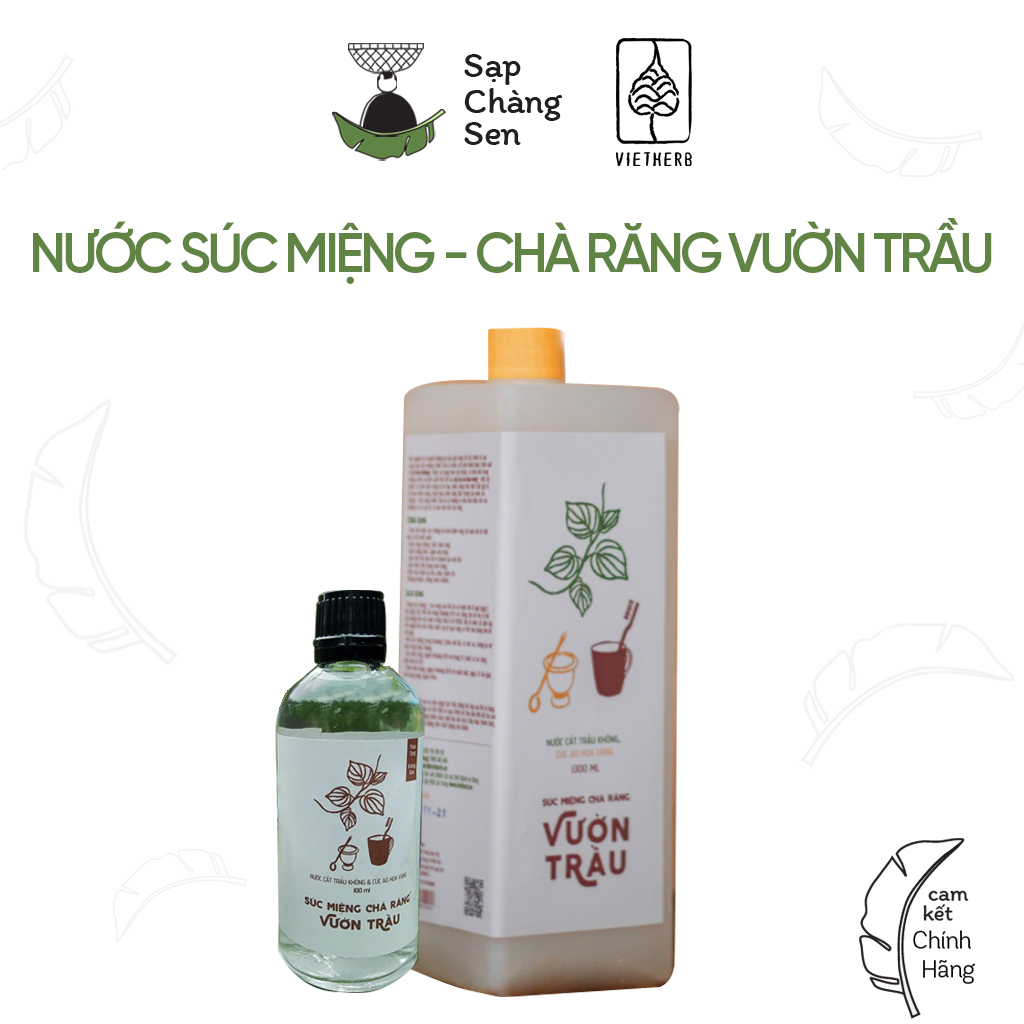Nước súc miệng - chà răng Vườn Trầu