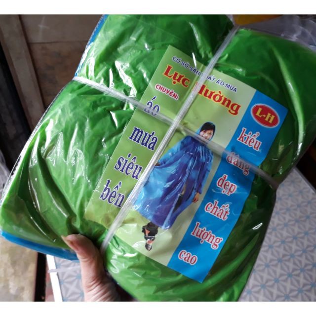 3 áo mưa mầu 1 lần hàng bóng đẹp