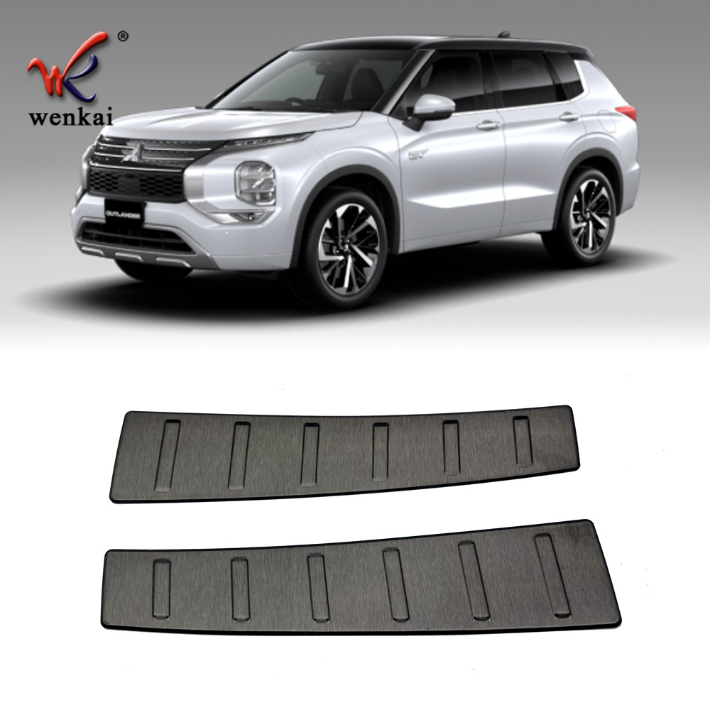 kdgt Đối Với Mitsubishi 22 Outlander Sửa Đổi Tấm Bảo Vệ Tích Hợp   Bàn Đạp Inox Hộp Đuôi Chuyên Dụng Cản Sau hjg