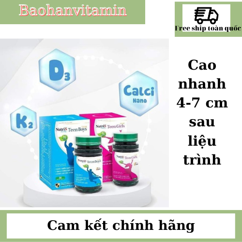 Viên uống tăng chiều cao cho bé gái Nutri Daily Gold teen girl bé cao nhanh 4-7 cm