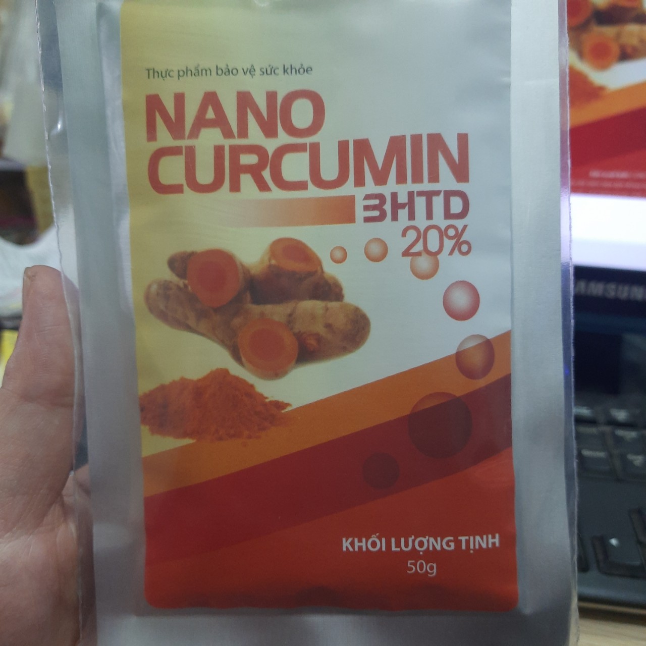 Nano Curcumin 3HTD Dạng Bột của Viện Hàn Lâm Khoa Học Công Nghệ Việt Nam