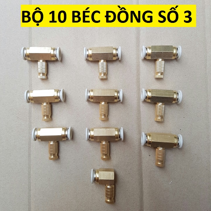combo 10 béc phun sương làm mát bằng đồng số 3 | béc phun sương | béc phun sương tưới lan | béc phun sương tưới cây | béc phun sương đồng | béc phun sương số 3 | bép phun sương | bép phun sương tưới lan | đầu bép phun sương | bộ bép phun sương