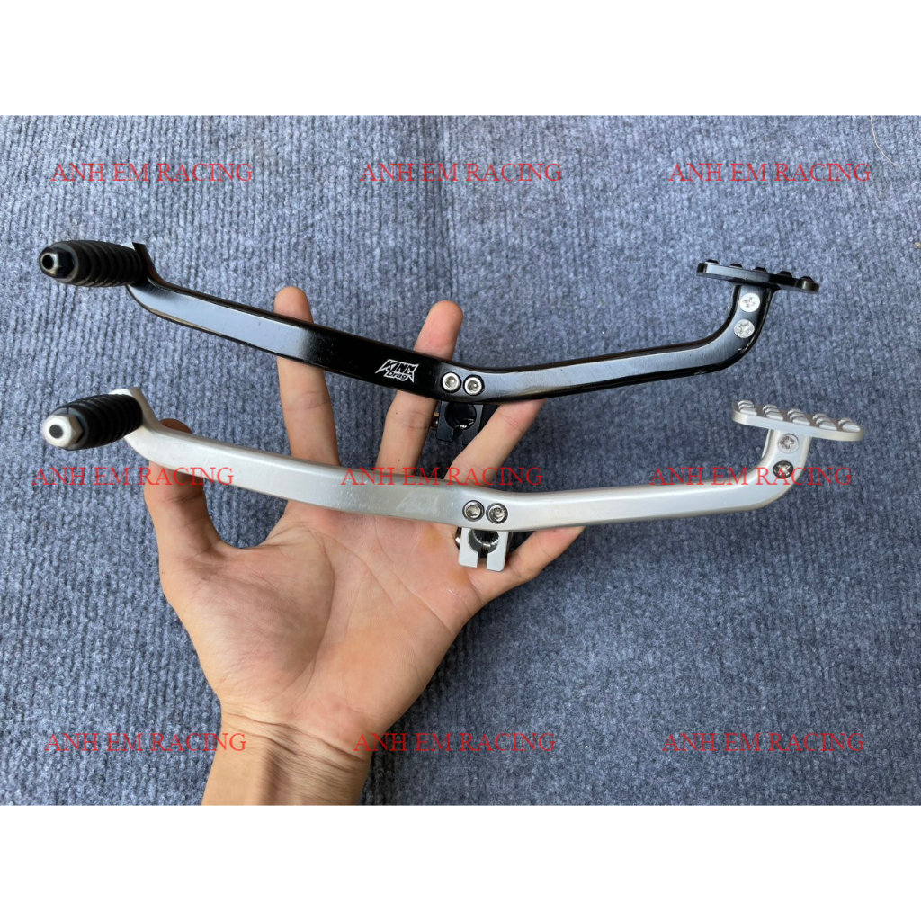 Cần số Wave King Drag nhôm Trắng Đen