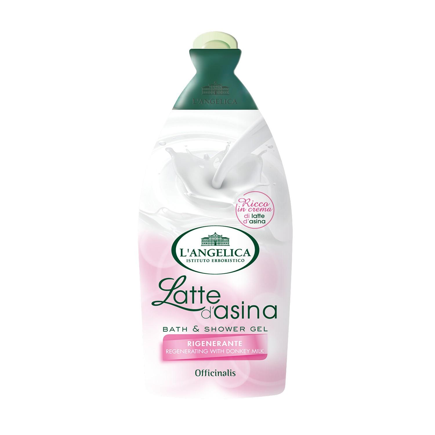 Sữa Tắm Italia L'Angelica Regenerating With Donkey Milk Tinh Chất Sữa Lừa 500ml