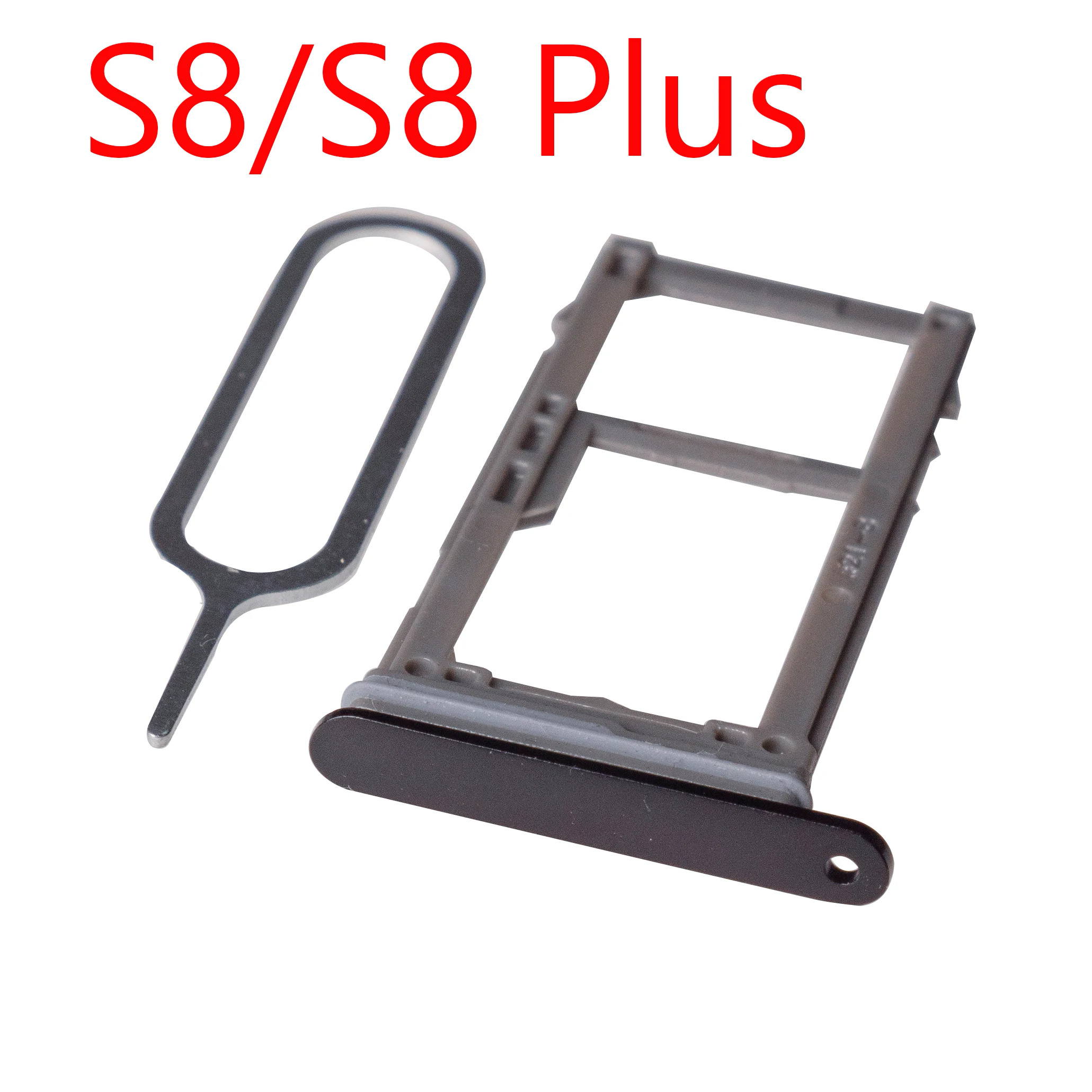 1 cái mới cho samsung galaxy s8 g950 s8 cộng với g955 dual sim thẻ sim thẻ micro sd chủ khe cắm khay