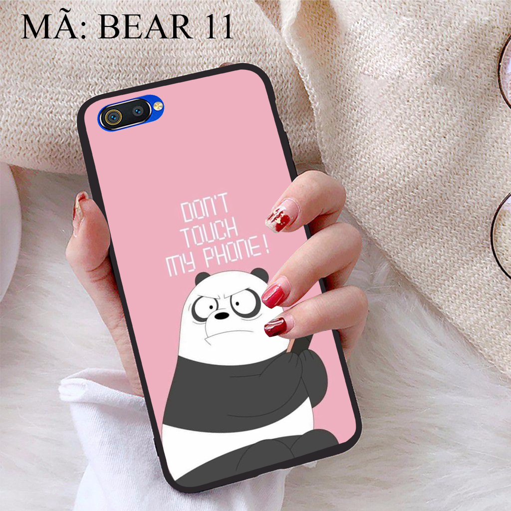 Ốp lưng icase dành cho realme c2 viền dẻo tpu bst chúng ta là gấu