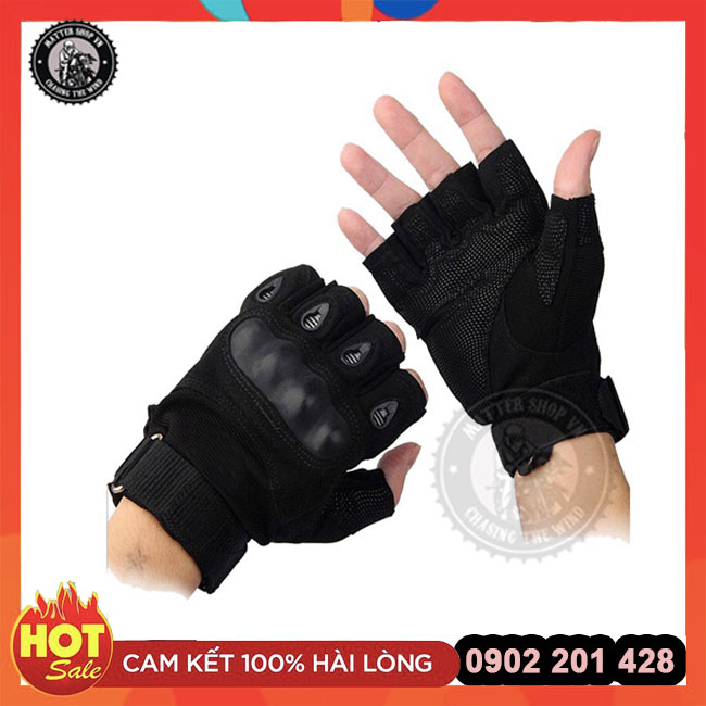Găng Tay xe máy - Găng tay đi phượt - găng tay hở ngón đi phượt, găng tay đi xe đạp