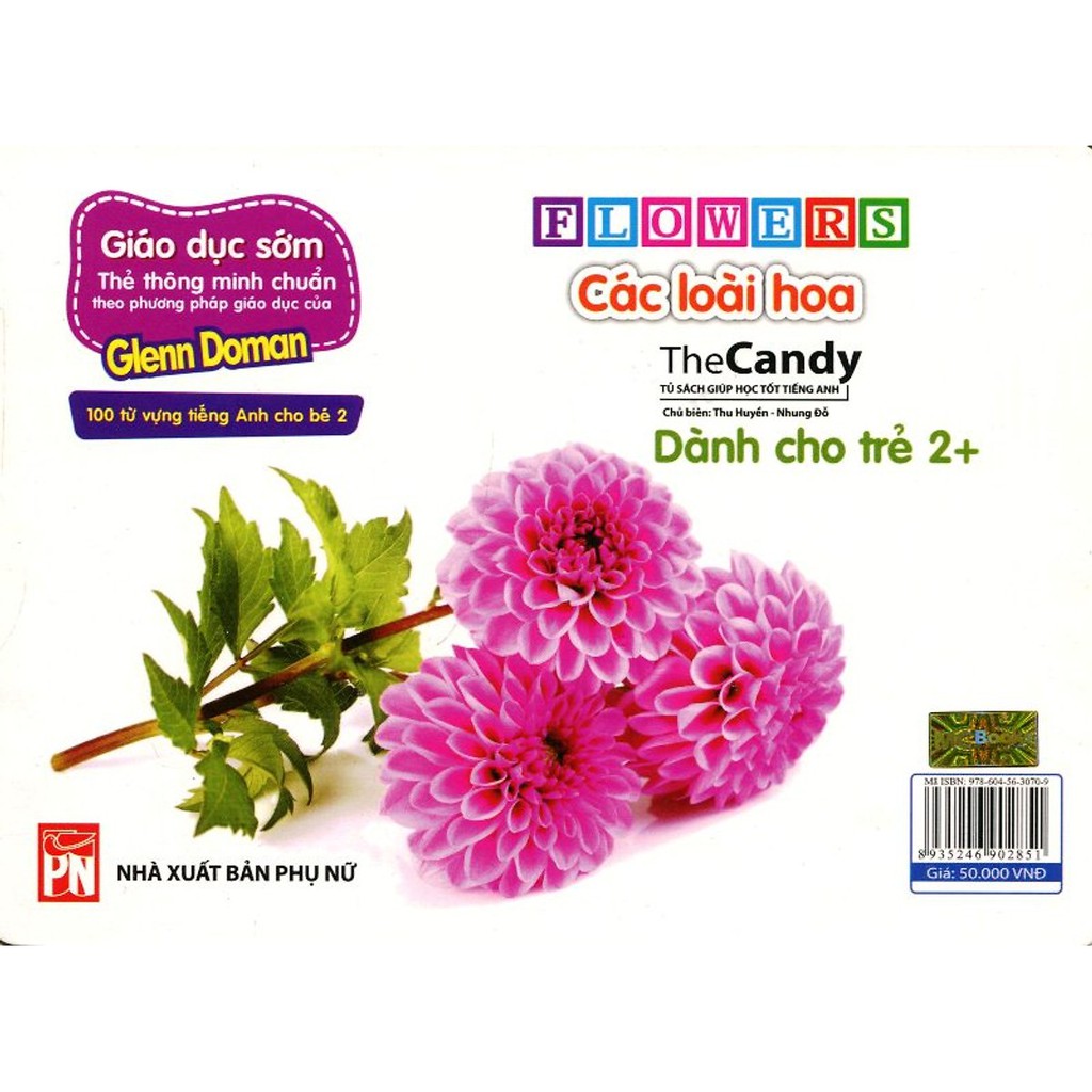 Flashcard Dạy Trẻ Theo Phương Pháp Glenn Doman - Các Loài Hoa