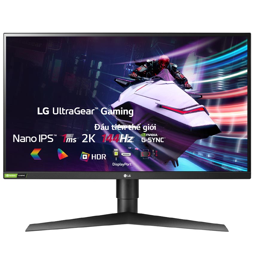 [trả góp 0%]màn hình lg 27gl850-b (27 /2k/nano ips/350cd/m²/dp+hdmi/1.07b/144hz/1ms/hdr10/g sync/free sync)