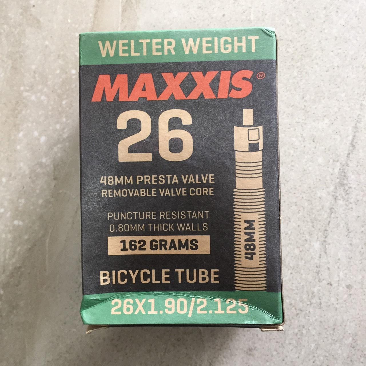 Săm maxxis 26×1.9/2.125 fv 32l van gạo, cho vành 26 inch