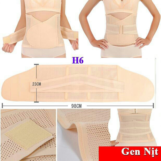 Gen nịt bụng dây Hiền Trang có lỗ thông hơi cho mẹ bầu sau sinh