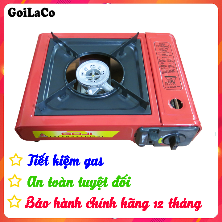 Bếp gas du lịch sơn Goji - an toàn - tiết kiệm gas - chống cháy nổ