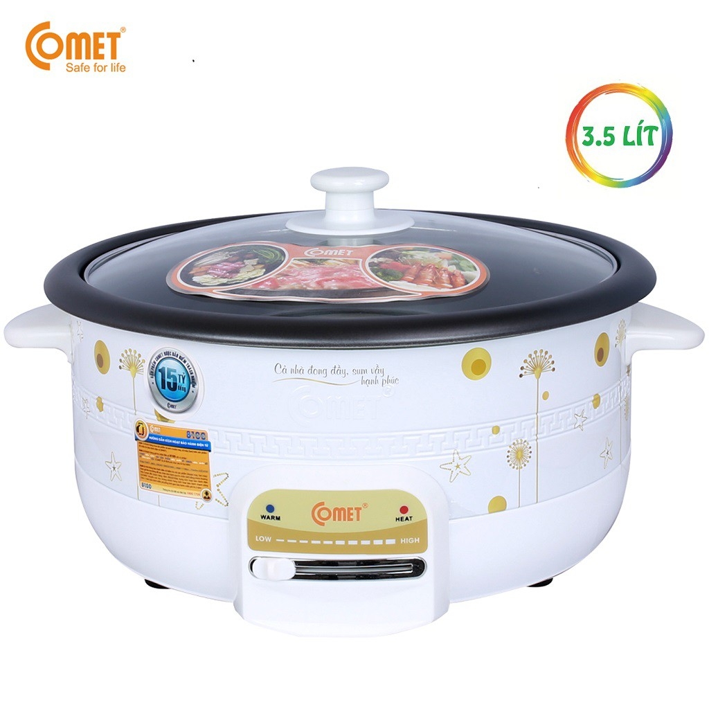 Nồi lẩu điện 3.5 lít comet cm7731 -
