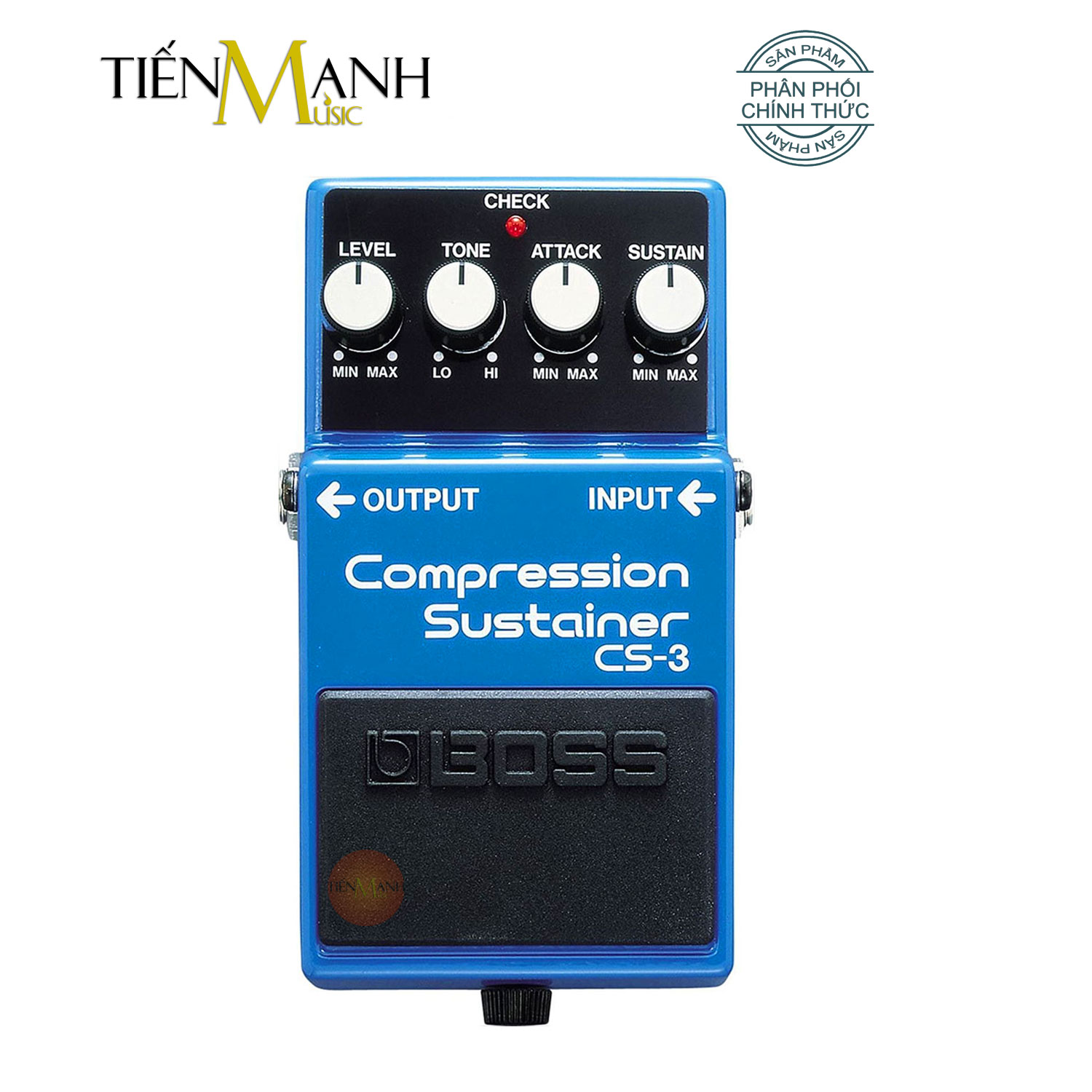 Phơ Guitar Boss CS-3 Compression Sustainer - Bàn Đạp Fuzz Pedals Effects CS3