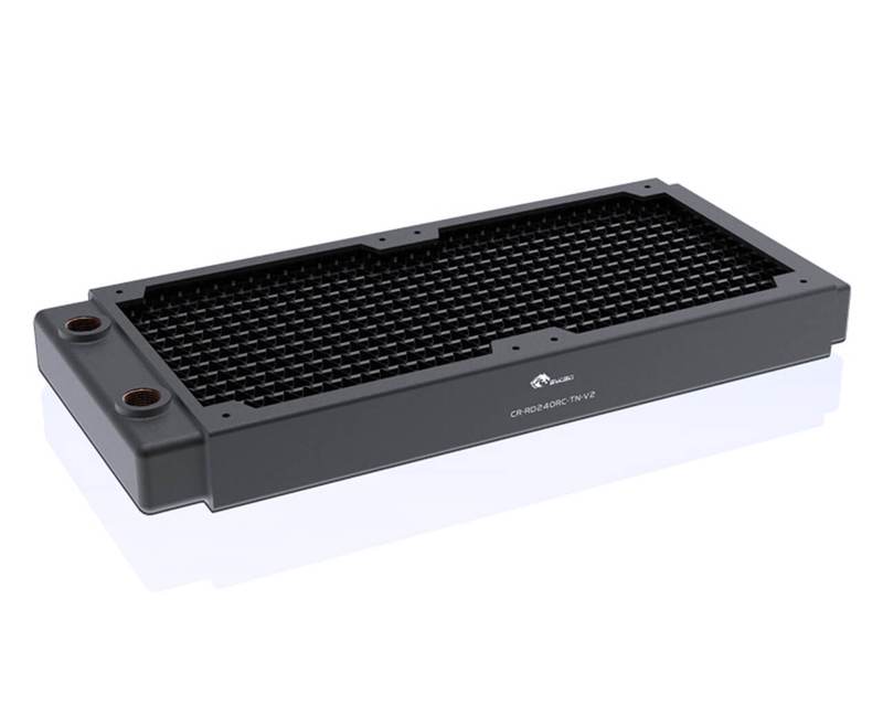 Két làm mát radiator tản nhiệt nước custom 240 bykski cr-rd240rc-tn-v2