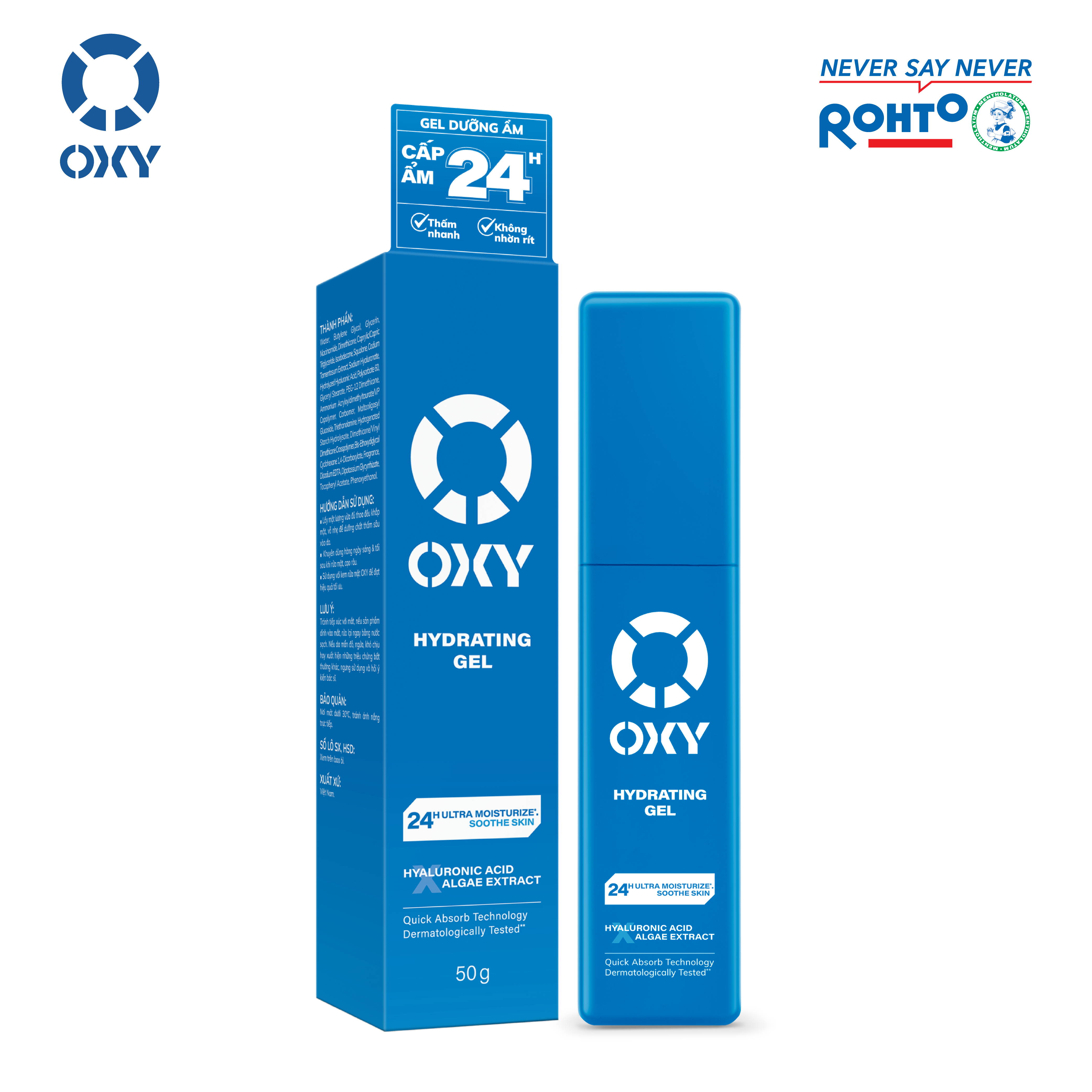 [FS] Kem dưỡng ẩm cho nam dạng gel Oxy Hydrating Gel 50ml - Date nhỏ hơn 1 năm