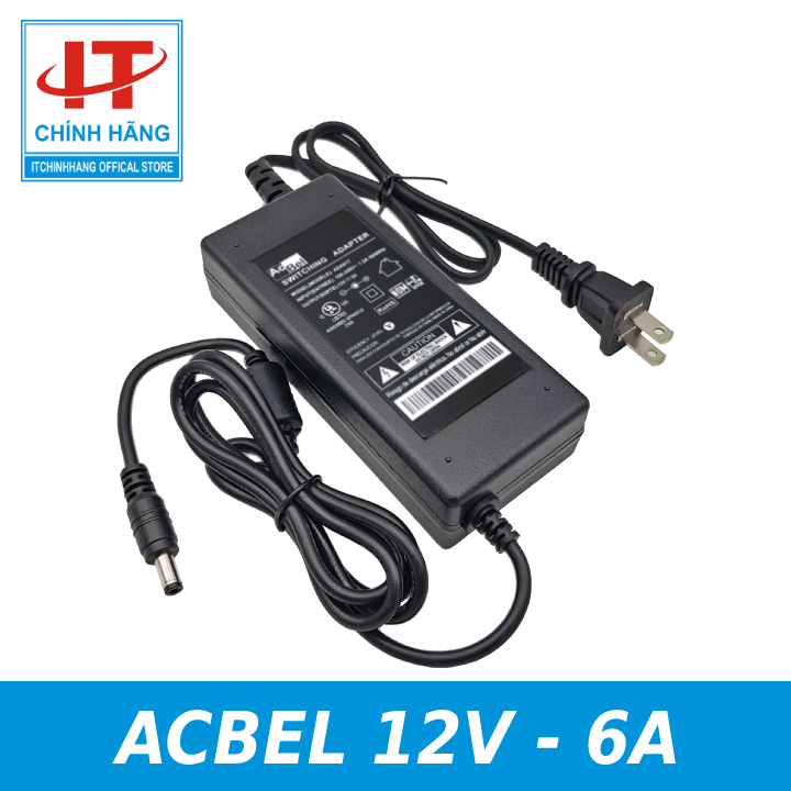 Adapter nguồn acbel 12v 6a loại xịn dành cho camera - đầu ghi