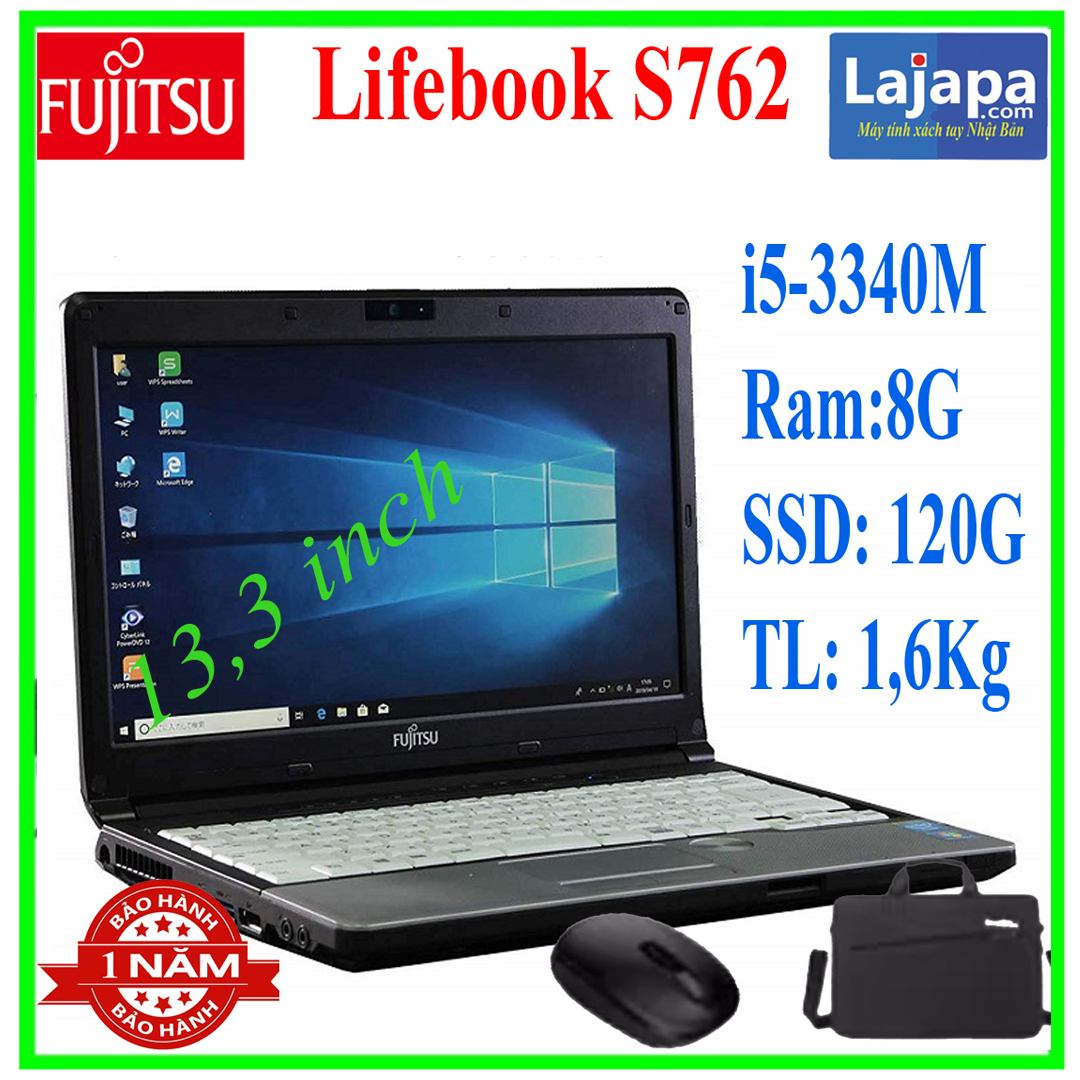 Máy tính xách tay, laptop gia rẻ  Fujitsu LIFEBOOK  S762 13,3 Laptop Nhật Bản LAJAPA Laptop giá rẻ máy tính xách tay cũ laptop cũ Học trực tuyến ,laptop core i5 cũ giá rẻ laptop cũ giá rẻ laptop văn phòng giải trí
