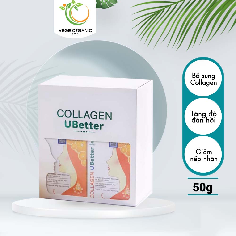 Collagen Ubetter dạng uống giúp da trắng sáng, chống lão hoá an toàn cho sức khỏe - CN068