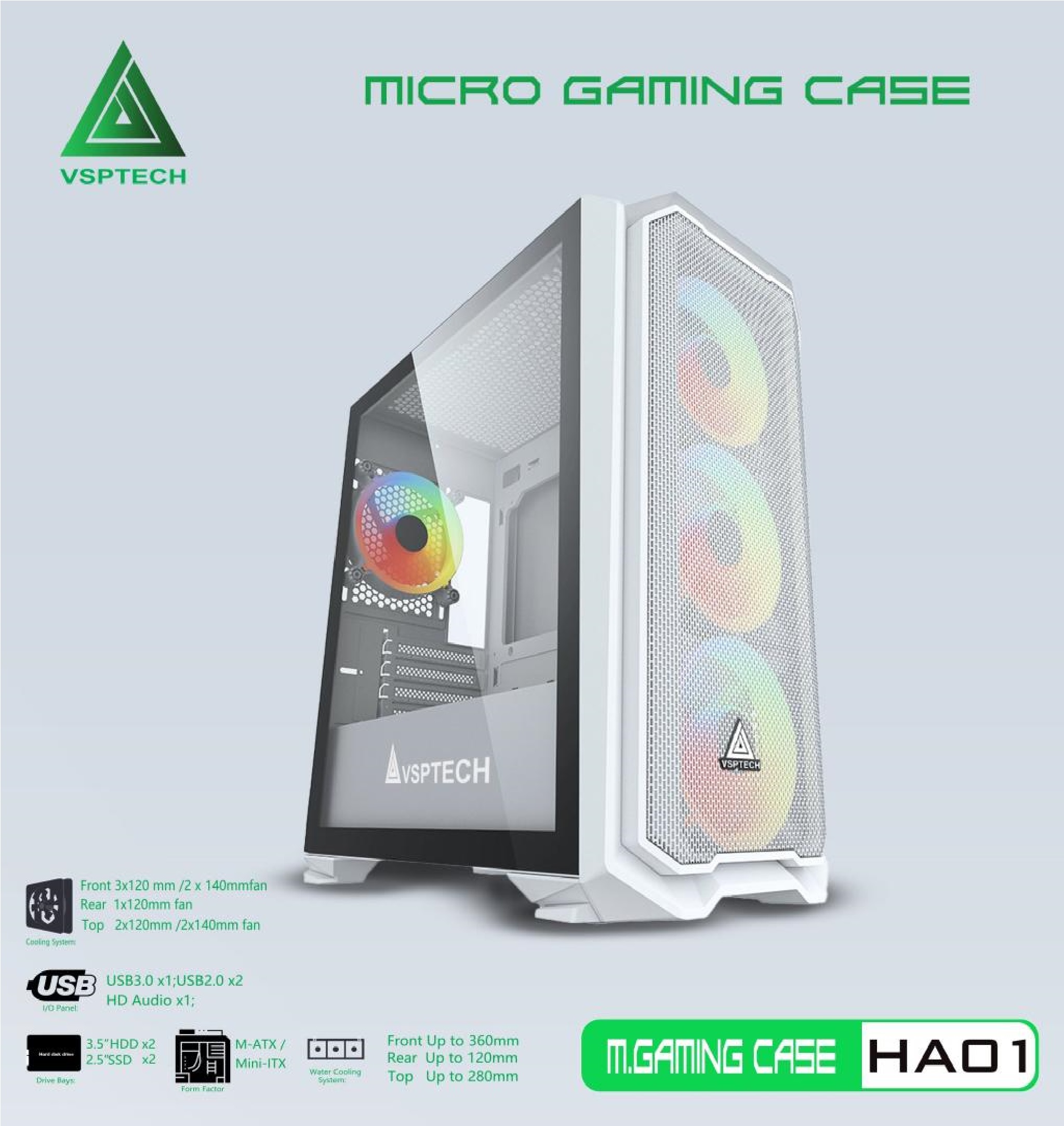 Case gaming vsp ha01 mini tower