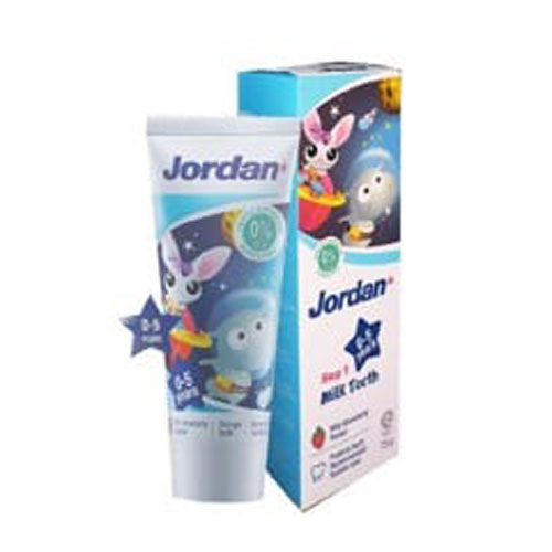 Combo 2 kem đánh răng jordan step 1 vị dâu