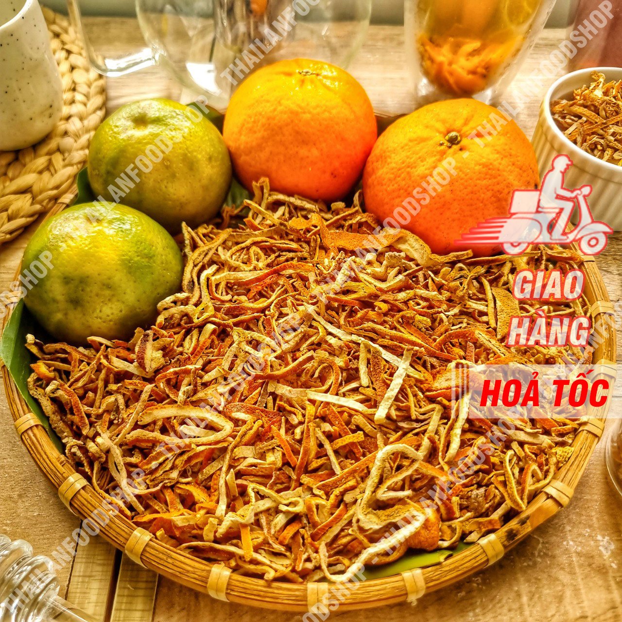 Trần bì sấy khô - túi 500gr