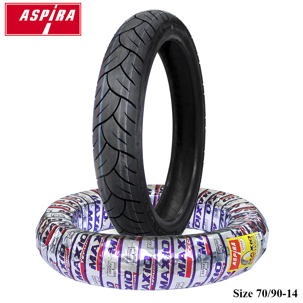 Lốp xe aspira techno cho xe click, vision, air blade, luvias, mio 70/90-14
