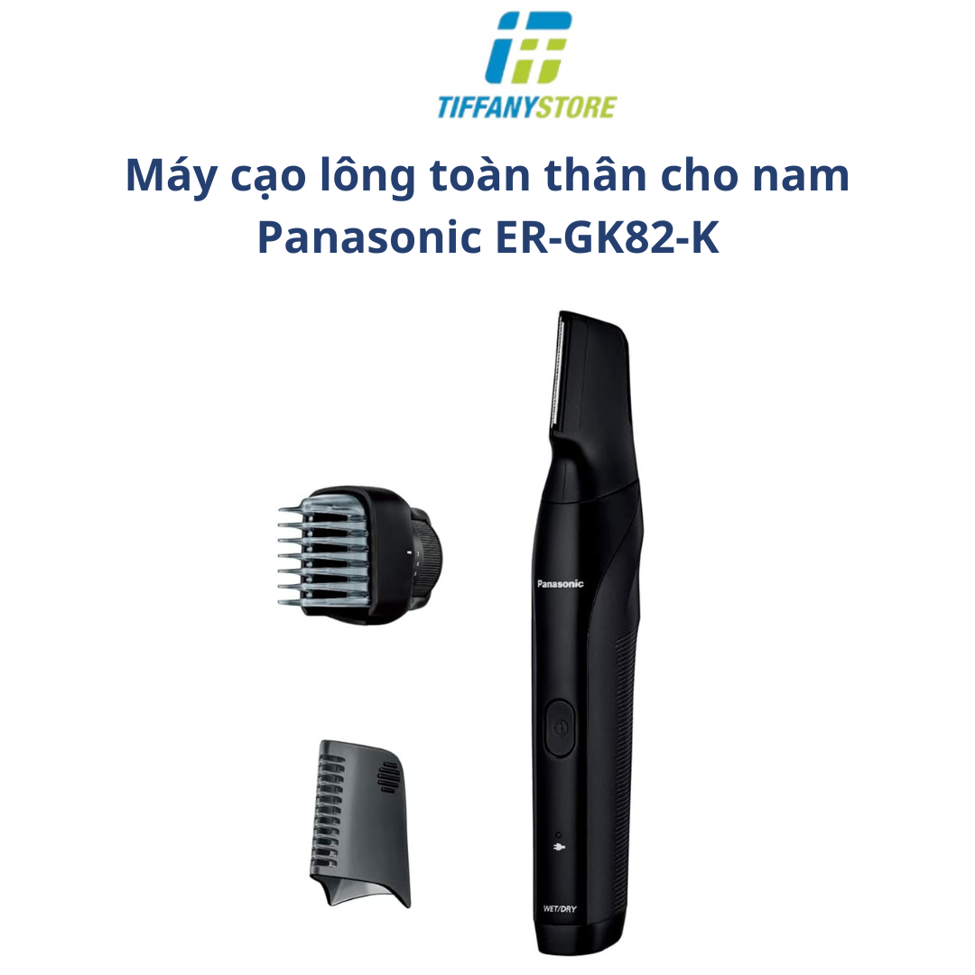 Máy cạo lông toàn thân cho nam Panasonic ER-GK82-K Body Trimmer - Nhập từ Nhật