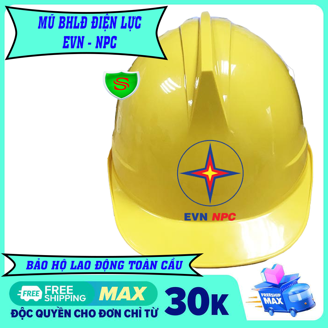 Mũ bhlđ điện lực evn npc - mũ điện lực evn - npc