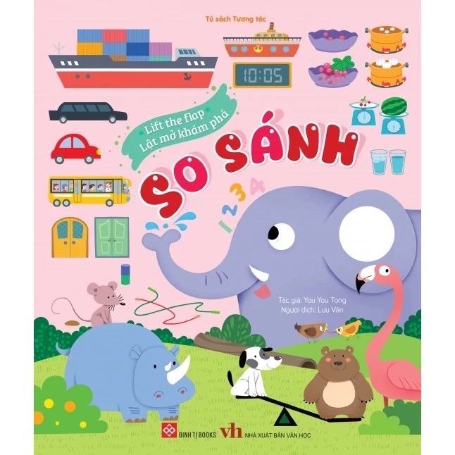 Sách - Lift the flap - Lật mở khám phá - So sánh - DT168